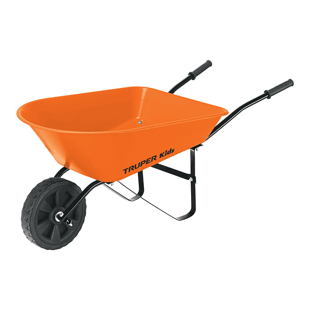 CARRETILLA PARA NIÑOS TOLVA LIGERA 2.5mm NARANJA TRUPER 