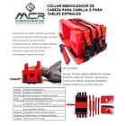 COLLAR INMOVILIZADOR DE CABEZA PARA CAMILLA O PARA EMERGENCIAS 1