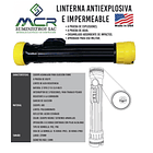 LINTERNA ANTIEXPLOSIVA INDUSTRIAL E IMPERMEABLE DE 27CM 2