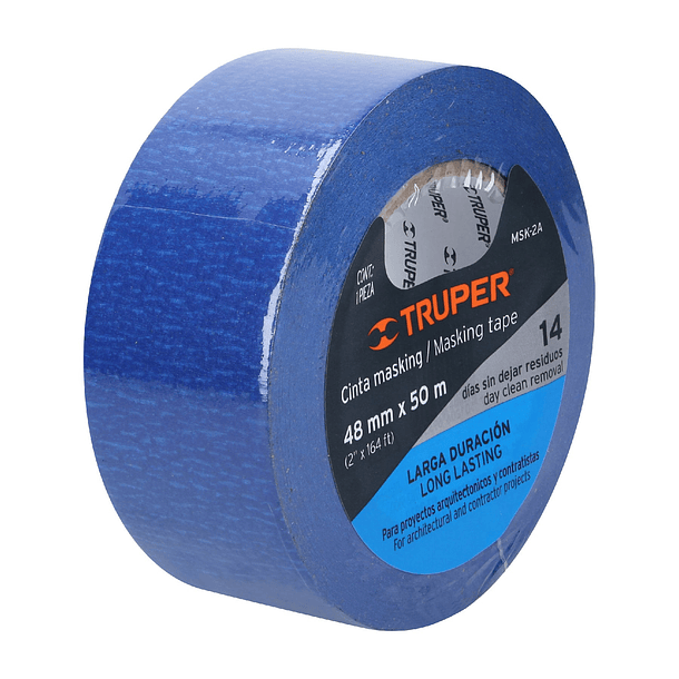 CINTA MASKING AZUL PARA PINTOR LARGO 50mts 48mm TRUPER 