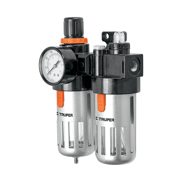 FILTRO REGULADOR PRESION DE AIRE MODULO LUBRICACION TRUPER 