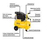 COMPRESORA HORIZONTAL 2 1/2 HP / 1 1/2 HP 20 LITROS PRETUL 2