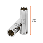 DADO TUBULAR HEXAGONAL MILIMETRICO 14mm ENCASTRE 3/8” TRUPER 3