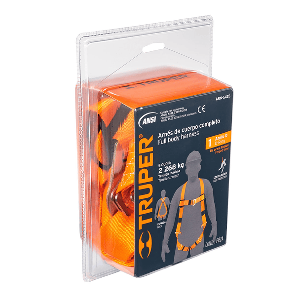 ARNÉS DE CUERPO COMPLETO CON 1 ANILLO ANSI TRUPER 3