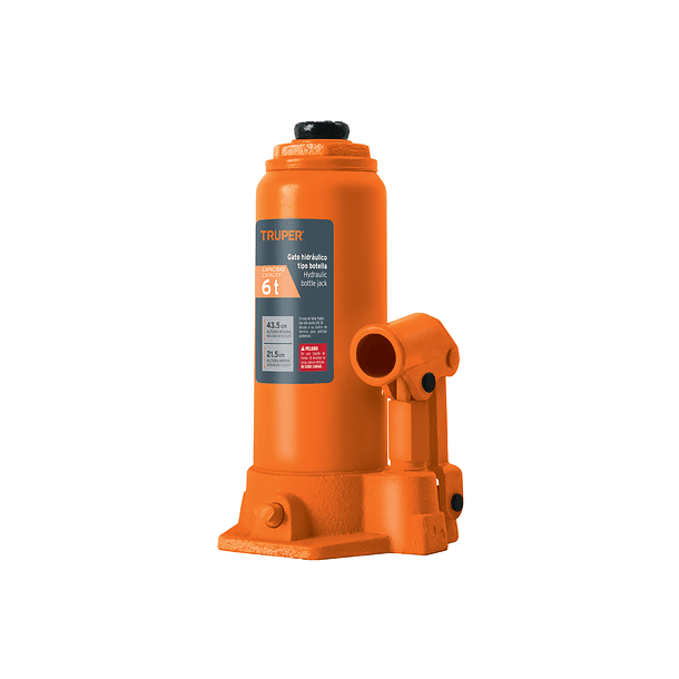 GATA HIDRAULICA DE BOTELLA 06 TONELADAS TRUPER 1