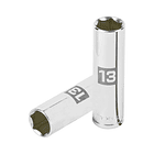 DADO TUBULAR HEXAGONAL MILIMETRICO 13mm ENCASTRE 3/8” TRUPER 1