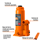 GATA HIDRAULICA DE BOTELLA 08 TONELADAS TRUPER 2