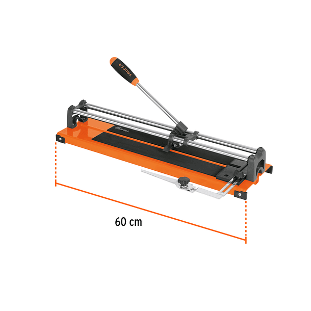 CORTADOR DE PISOS DE MAYOLICA BASE ACERO 16” 40cm TRUPER 3