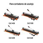 CUCHILLA REPUESTO BLISTER 2 PIEZA REP-CAZ-40/60 TRUPER 2