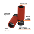 DADO DE IMPACTO TUBULAR ENCASTRE 1/2” PULG 13/16 TRUPER 2