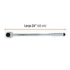 TORQUIMETRO NICROMETRICO 50-300 LB-FT ENCASTRE 3/4” TRUPER 1