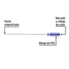 DESARMADOR CRUZ MANGO PVC 1/8” X 8” PRETUL 2