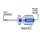 DESARMADOR CRUZ MANGO PVC 1/4 ” X 1 1/2” PRETUL 2