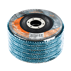 DISCO FLAP PARA ACERO DIAMETRO 4 1/2” GRANO 40 TRUPER 3
