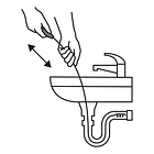 LIMPIADOR DE DRENAJE GUIA ACERO GALVANIZADO 1.8mts PRETUL 2