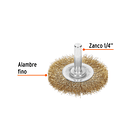 ESCOBILLA CIRCULAR ALAMBRE FINO ESPESOR 31/64” TRUPER 2