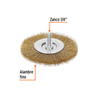ESCOBILLA CIRCULAR ALAMBRE FINO ESPESOR 7/8” TRUPER 2