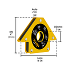 ESCUADRA MAGNETICAS CAPACIDAD DE CARGA 20kg 44LB PRETUL 1