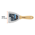 ESPATULA FLEXIBLE ACERO CARBONO ANCHO 4” 10cm TRUPER 1