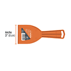 ESPATULA DE PLASTICO ANCHO 3” 8cm TRUPER 1