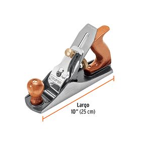 GARLOPA CEPILLO CARPINTERO NRO #4 LARGO 25cm TRUPER