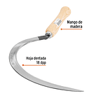 HOZ HOJA DE ACERO 16” MANGO DE MADERA PARA HIERBA TRUPER 2