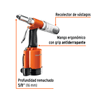 REMACHADORA NEUMATICA CAPACIDAD MAXIMA 3/16” 90PSI TRUPER 2