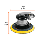 LIJADORA ORBITAL NEUMATICA INDUSTRIAL 6“ TRUPER 1