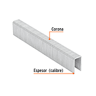 GRAPA CORONA 7/16” CALIBRE 16 LARGO 3/4” 19mm TRUPER 2