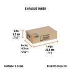 CAÑON PARA JARDIN BLISTER 140g LATON 3 CUERDAS TRUPER 4