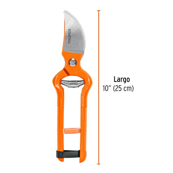 TIJERA FORJADA RECTA CUCHILLA DE PASO LARGO 10” 25cm TRUPER 1