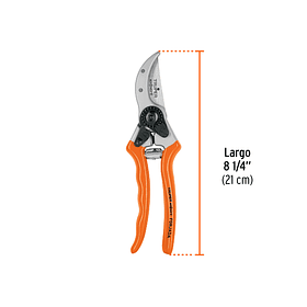 TIJERA DE ALUMINIO FORJADO PARA DIESTROS 8 1/4” 21cm TRUPER
