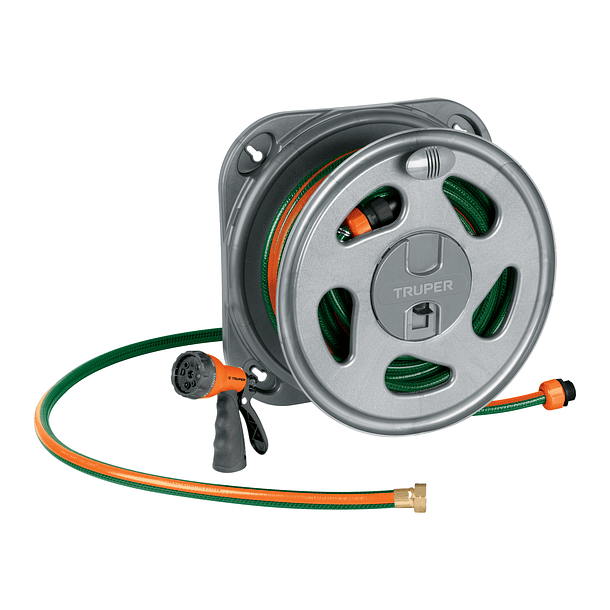 COMBO DE MANGUERA REFORZADA 3 CAPAS 1/2” LARGO 20m TRUPER 1