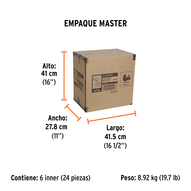 JUEGO LINTERNAS 2 PZA BICICLETA SCOOTER 100 LUMENES TRUPER 8