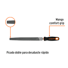 LIMA PLANA BASTARDA LARGO 10” 25cm ANCHO 1” TRUPER 2