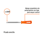 LIMA TRIANGULAR POLIPROPILENO 6” 15cm ANCHO 7/16” TRUPER 2