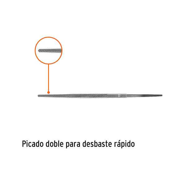 LIMA REDONDA LARGO 4” 10cm ESPESOR 3/16” TRUPER 2