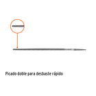 LIMA REDONDA LARGO 8” 20cm ESPESOR 5/16” TRUPER 2