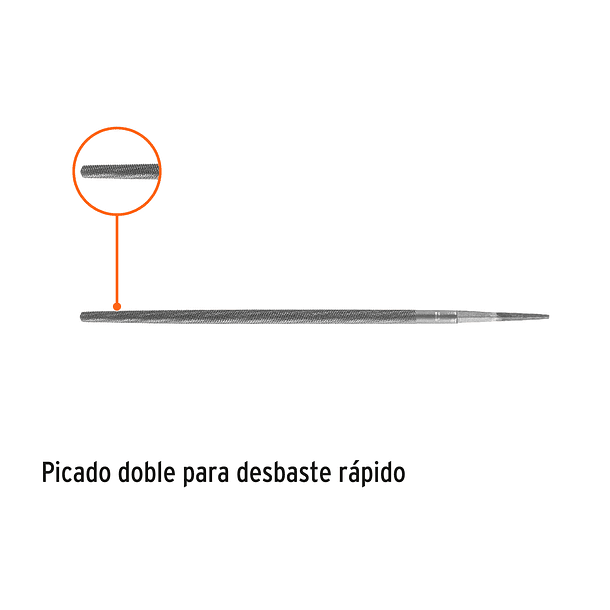 LIMA REDONDA LARGO 10” 25cm ESPESOR 3/8” TRUPER 2