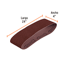 LIJA BANDA PARA MADERA 10x60cm GRANO 60 BOLSA 5 PZA TRUPER 1