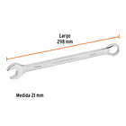 LLAVE MIXTA EXTRALARGA 21mm x 298mm TRUPER 1
