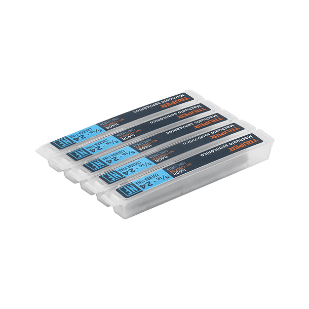 MACHUELO SEMICONICO 5/16“ x 24 ESTUCHE 5 PIEZAS TRUPER 3