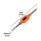 PORTAMACHO TIPO GARROTE MEDIDA 1/4” 6mm TRUPER 1