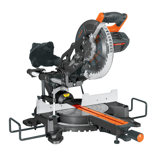 SIERRA INGLETEADORA TELESCOPICA GUIA LASER 1800W 8.1A TRUPER 1