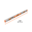 NIVEL CUERPO ALUMINIO 36” 91cm TRUPER 1