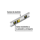 NIVEL DE ALUMINIO LARGO 12” 30cm PRETUL 2