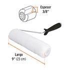 RODILLO FELPA 9” 23cm SUPERFICIES LISAS TRUPER 1