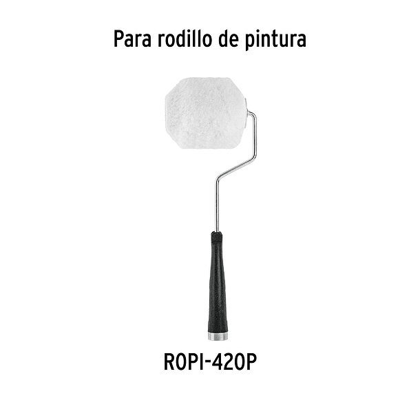 REPUESTO FELPA MINI RODILLO 4” 10cm 3/4” POLIESTER TRUPER 2
