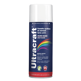 PINTURA EN AEROSOL SPRAY 400ml LACA TRANSPARENTE ULTRACRAFT