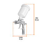 PISTOLA VASO PLASTICO 500ml 20-50 PSI PIPI-452 TRUPER 1
